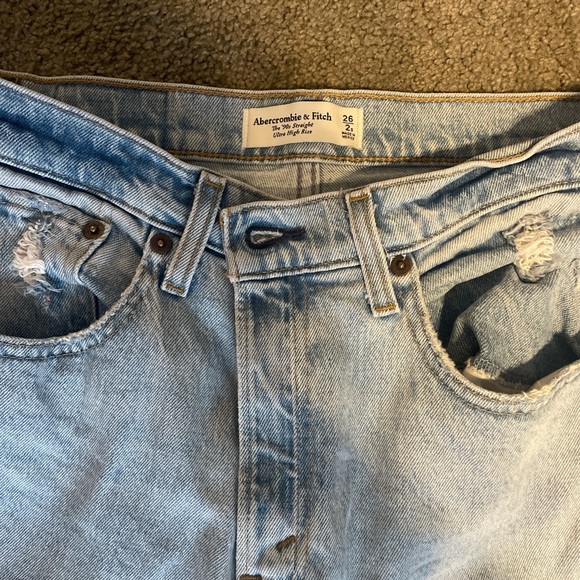 Light Blue Distressed Jeans - Picture 2 of 3